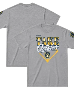 Brewers 2026 Champions Division Series Tshirt - Bold MLB Locker Room Fan Wear