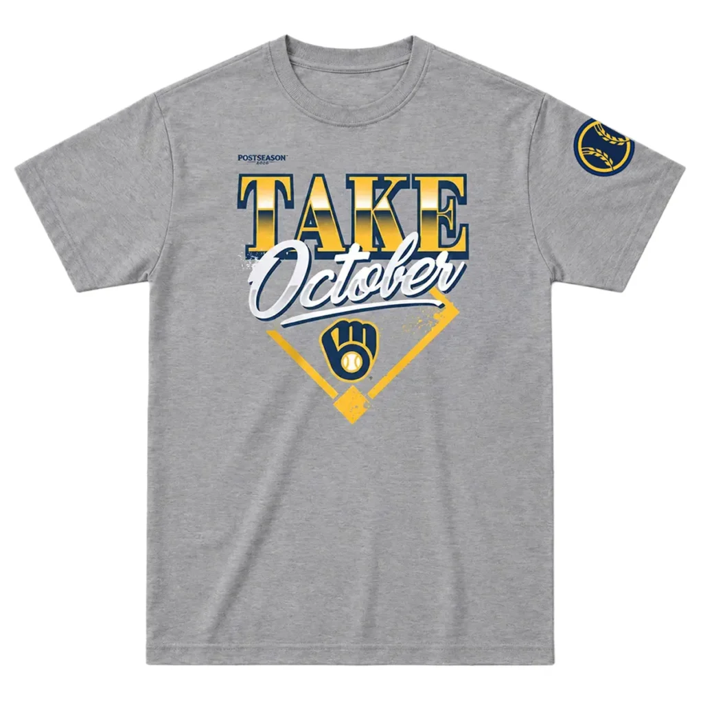 Brewers 2026 Champions Division Series Tshirt - Bold MLB Locker Room Fan Wear