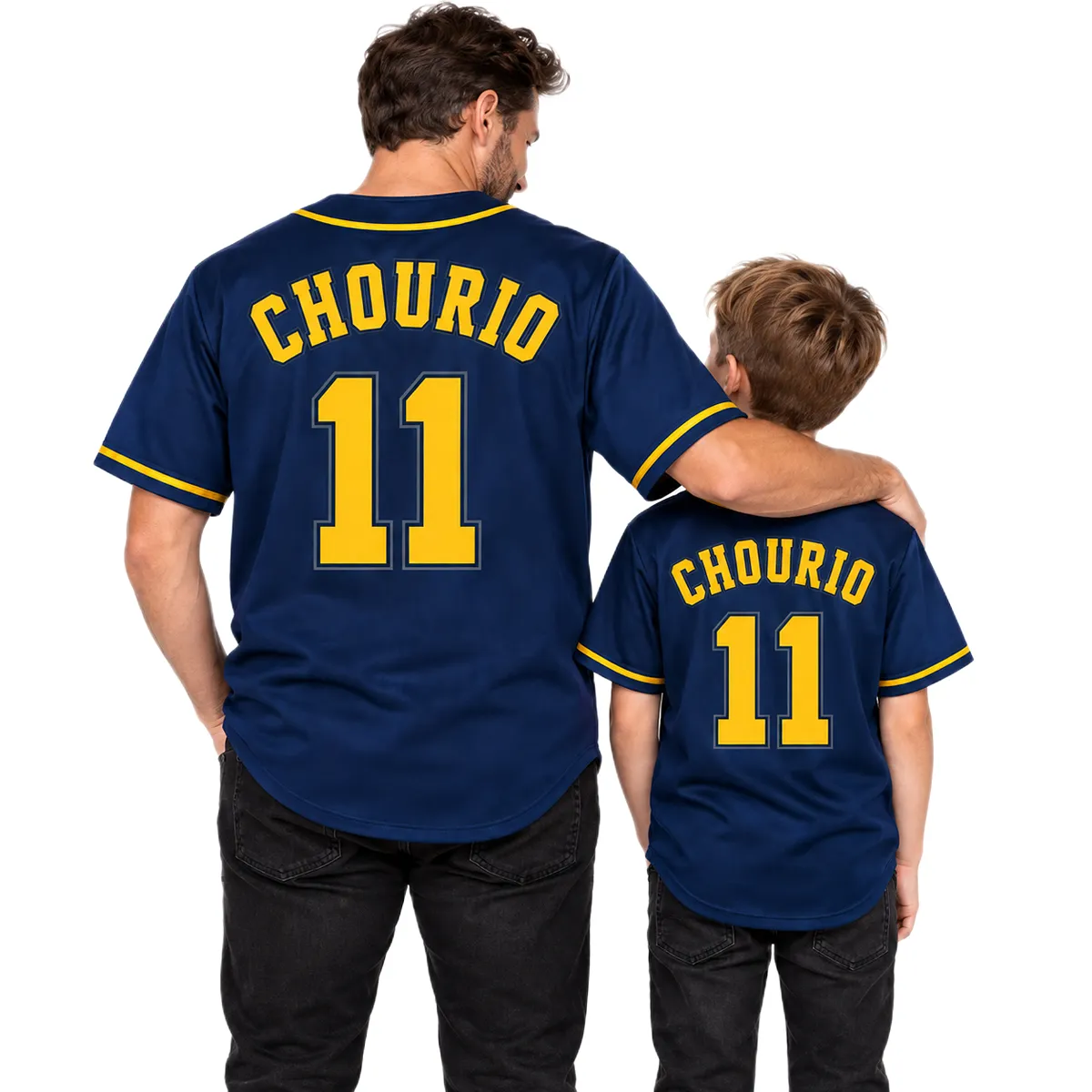 Brewers Jackson Chourio Jersey Navy 2026 Amazing Fan Gear Dad and Son