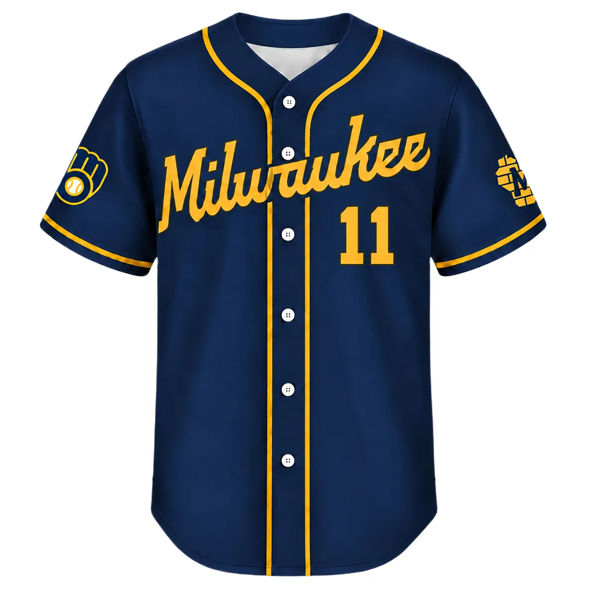Brewers Jackson Chourio Jersey Navy 2026 Amazing Fan Gear Front
