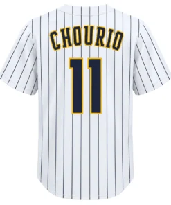 Brewers Jackson Chourio White Jersey Dynamic Home Style Back