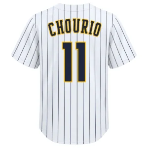 Brewers Jackson Chourio White Jersey Dynamic Home Style Back