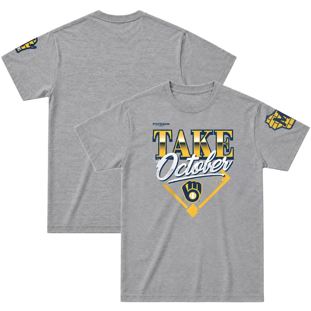 Brewers MLB Division Series Tshirt - Bold 2026 MLB Champions Locker Room Fan Wear