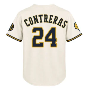 Brewers William Contreras Jersey Youth 2026 Bold MLB Wear