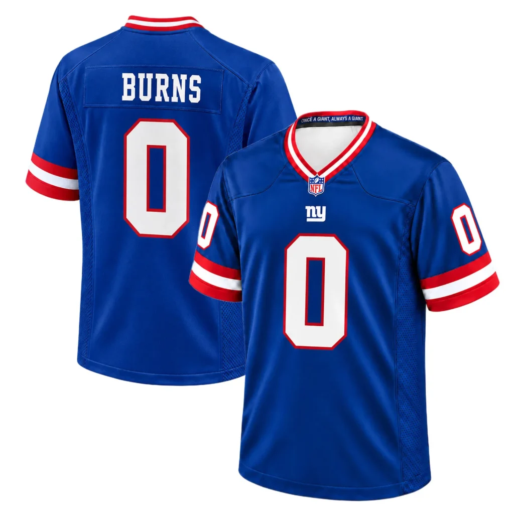 Brian Burns Giants Blue Jersey 2026 Powerful Style