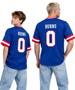 Brian Burns Giants Blue Jersey 2026 Powerful Style