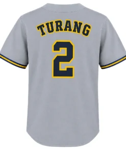 Brice Turang Brewers Away Jersey 2026 Bold Fanwear