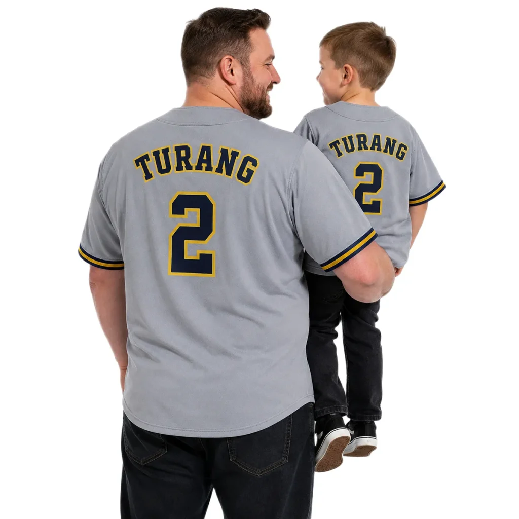 Brice Turang Brewers Away Jersey 2026 Bold Fanwear