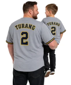 Brice Turang Brewers Away Jersey 2026 Bold Fanwear