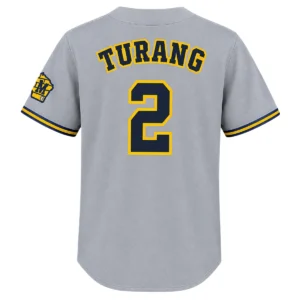 Brice Turang Brewers Away Jersey 2026 Bold Name & Number