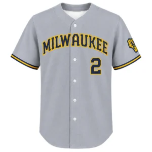 Brice Turang Brewers Away Jersey 2026 Bold Name & Number