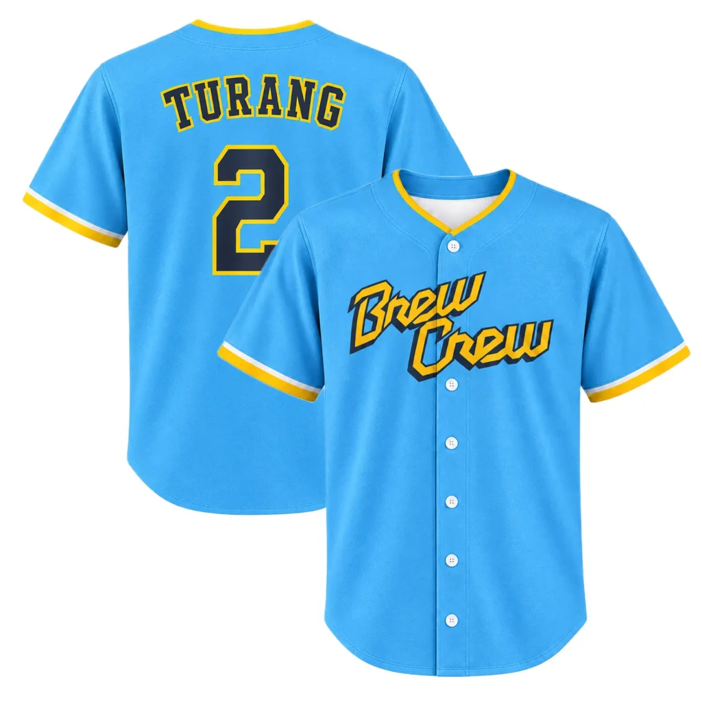 Brice Turang Brewers Blue Jersey 2026 Captivating Style
