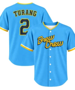 Brice Turang Brewers Blue Jersey 2026 Captivating Style