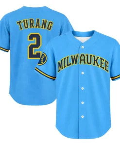 Brice Turang Brewers City Connect Jersey 2026 Dynamic Fan Wear