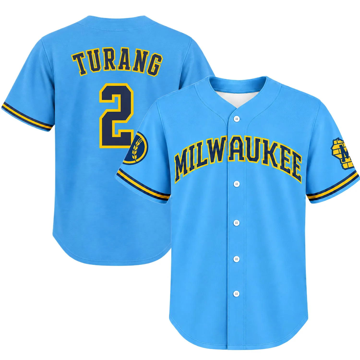 Brice Turang Brewers City Connect Jersey 2026 Dynamic Fan Wear