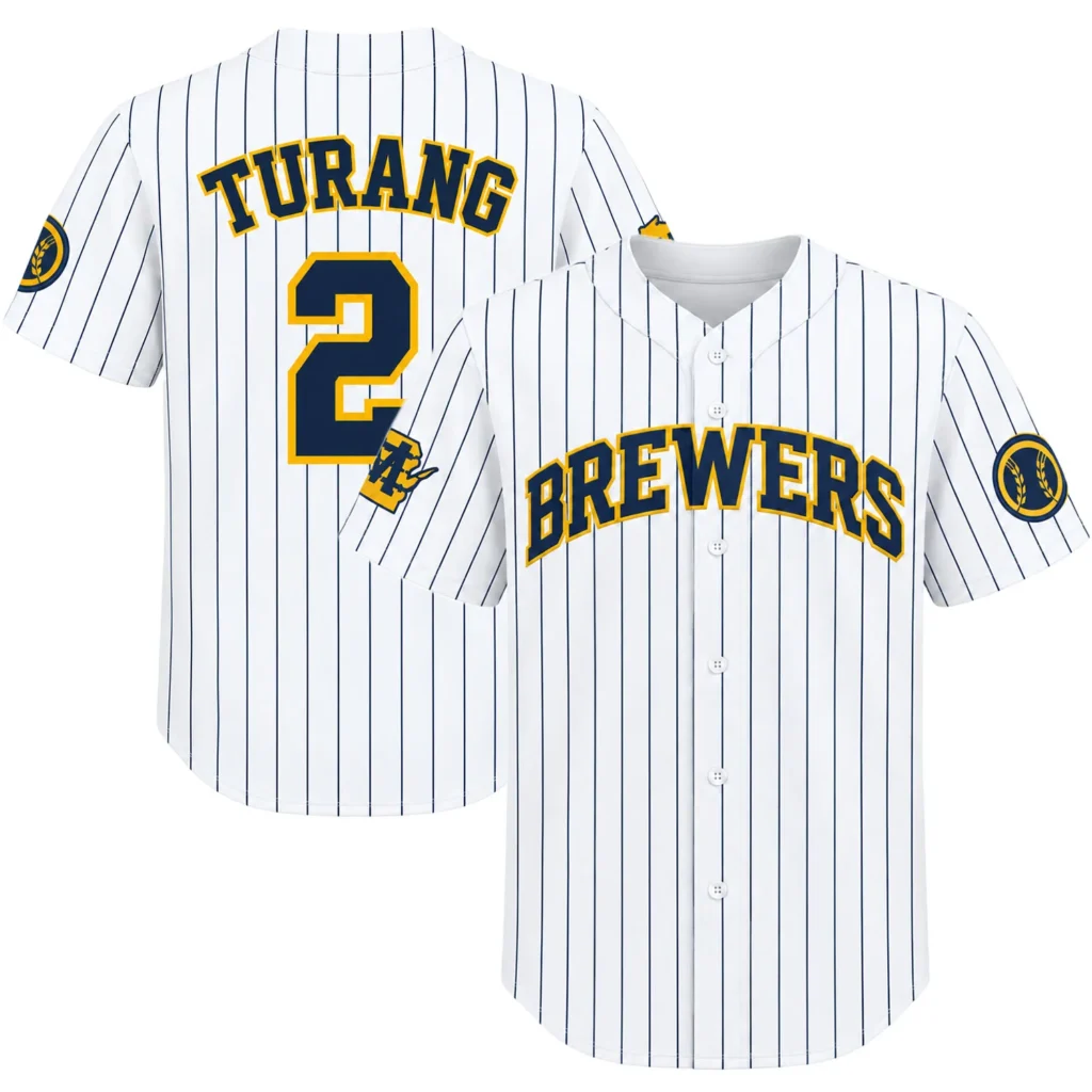 Brice Turang Brewers Home Jersey 2026 Bold MLB Style