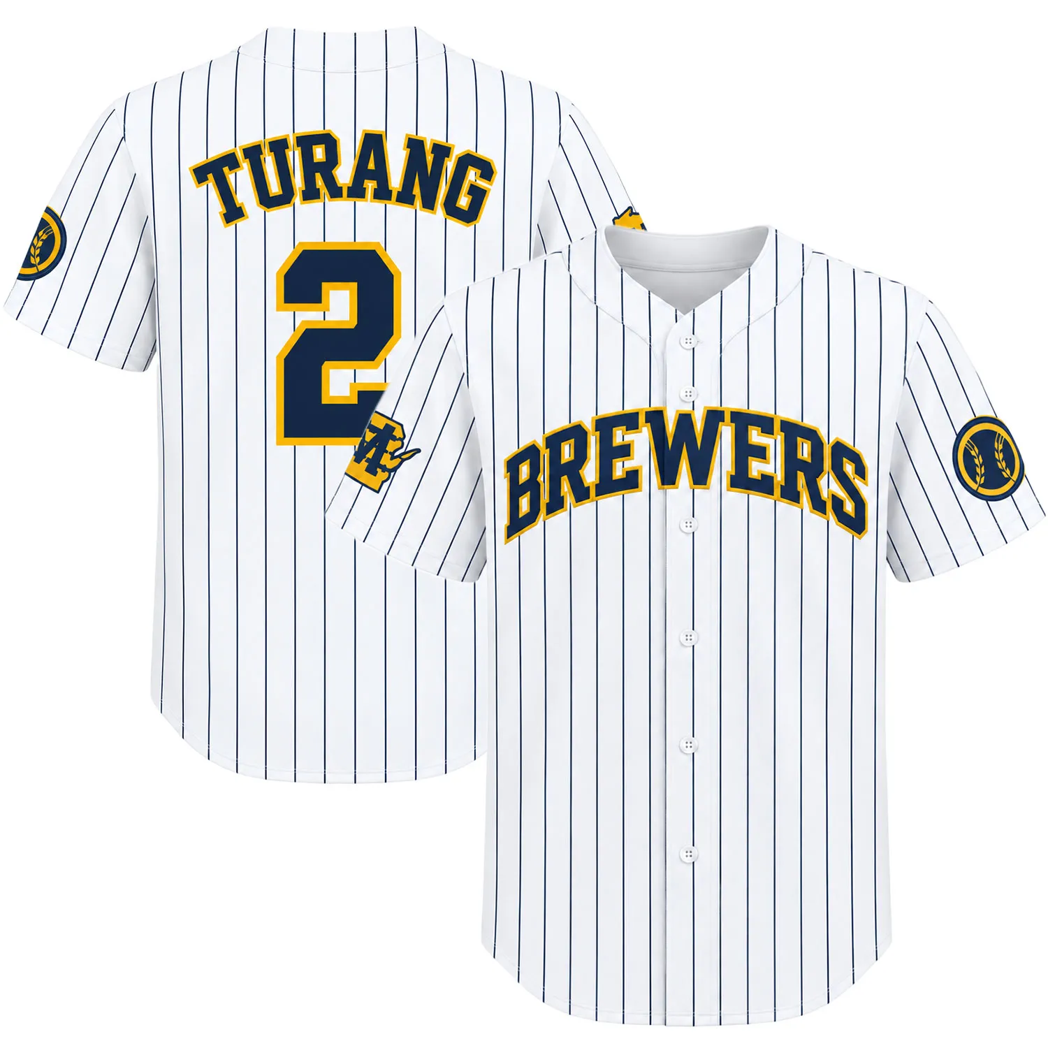 Brice Turang Brewers Home Jersey 2026 Bold MLB Style