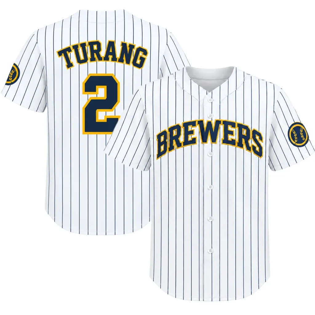 Brice Turang Brewers Jersey Women's 2026 Dynamic Style