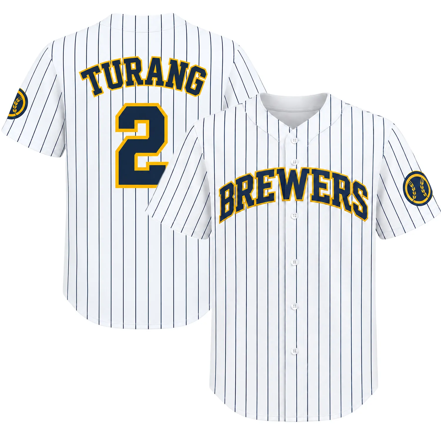 Brice Turang Brewers Jersey Women's 2026 Dynamic Style