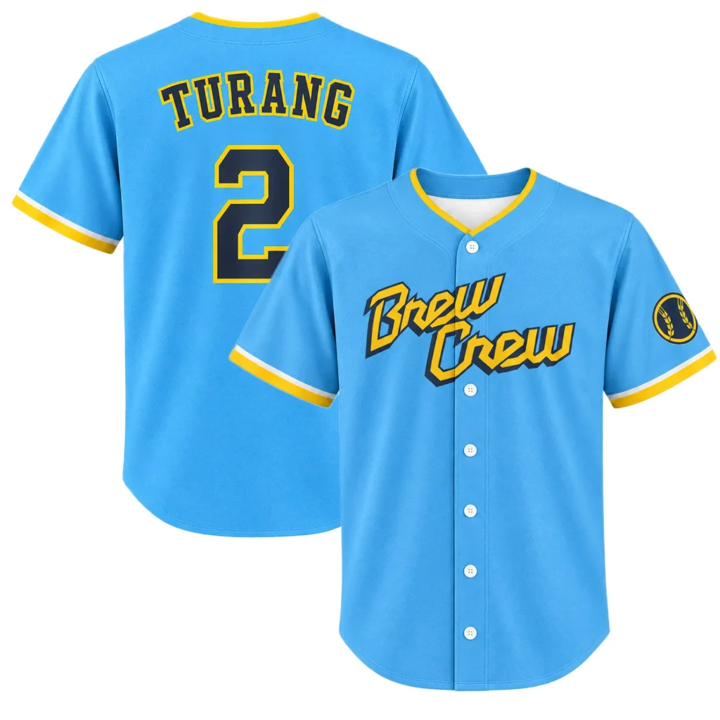 Brice Turang Men's Brewers City Connect Jersey Elite Fan Gear