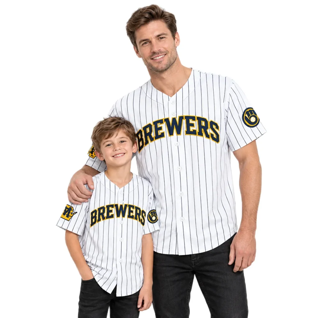 Brice Turang Men's Milwaukee Brewers Jersey Bold Style