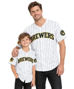 Brice Turang Men's Milwaukee Brewers Jersey Bold Style