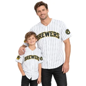 Brice Turang Men's Milwaukee Brewers Jersey Bold Style