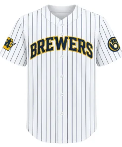 Brice Turang Men's Milwaukee Brewers Jersey Bold Style
