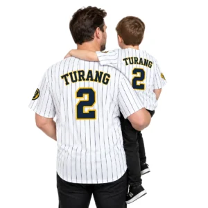 Brice Turang Men's Milwaukee Brewers Jersey Bold Style