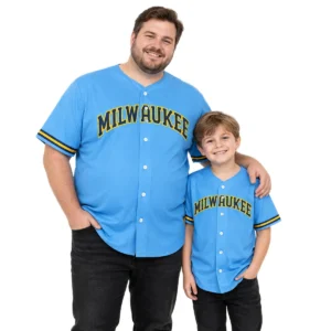 Brice Turang Milwaukeee Brewers Jersey Youth Bold Name & Number