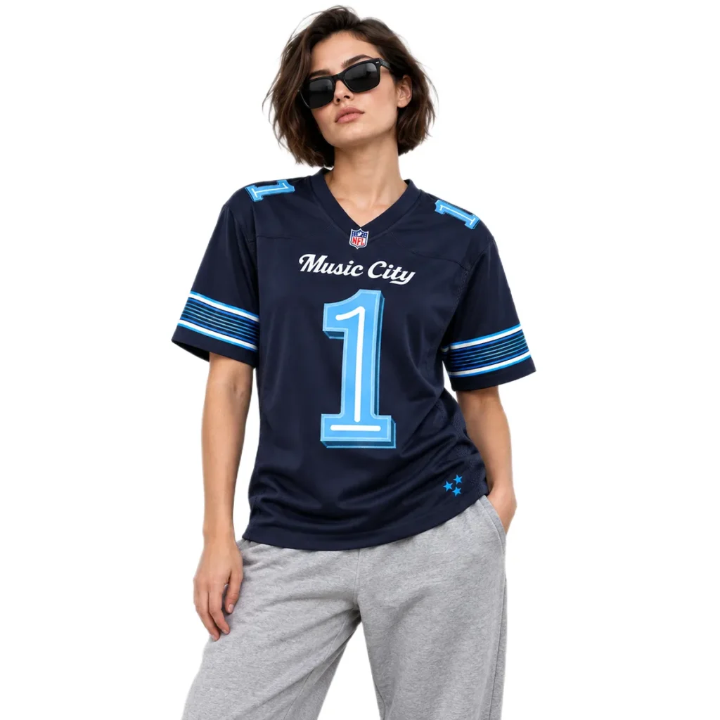 Cam Ward Titans Rivalries Navy Jersey Dynamic Tennessee Wear
