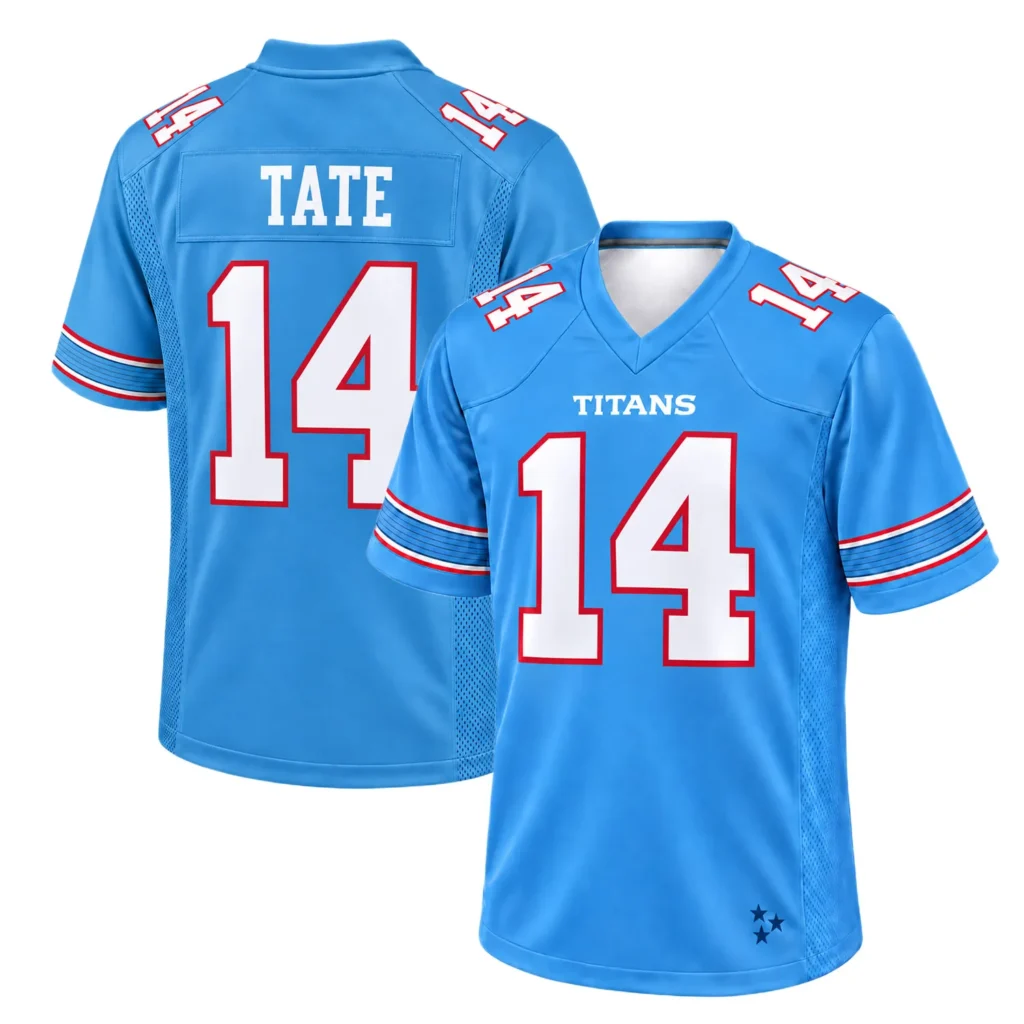 Carnell Tate Tennessee Titans Blue Jersey Limited Edition