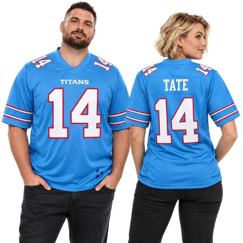 Carnell Tate Tennessee Titans Blue Jersey Limited Edition