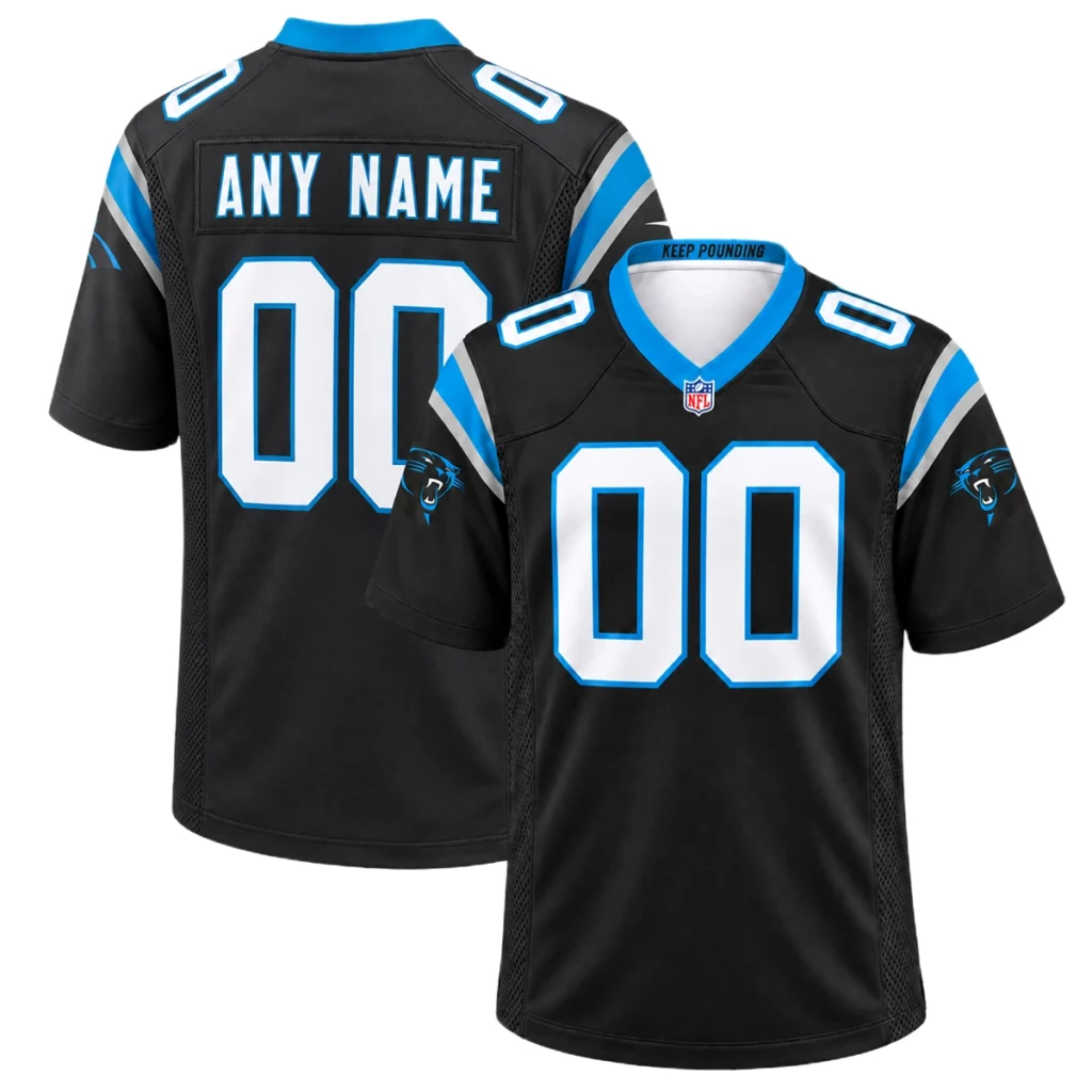 Carolina Panthers Black Home Jersey – Custom Fan Style