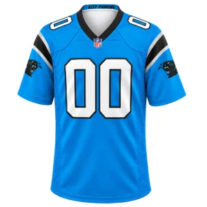 Carolina Panthers Blue Custom Jersey – Bold Alternate Edition