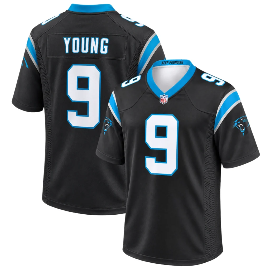 Carolina Panthers Bryce Young Black Game Jersey – Bold Fan Edition