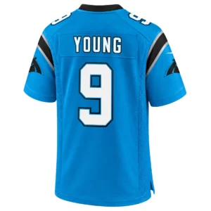 Carolina Panthers Bryce Young Blue Youth Game Jersey – Team Pride Style