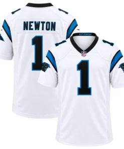 Carolina Panthers Cam Newton White Jersey – Legendary Fan Look