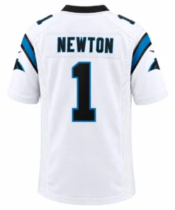 Carolina Panthers Cam Newton White Jersey – Legendary Fan Look
