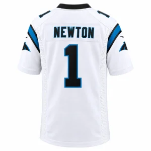 Carolina Panthers Cam Newton White Jersey – Legendary Fan Look