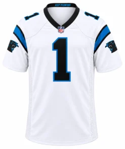 Carolina Panthers Cam Newton White Jersey – Legendary Fan Look
