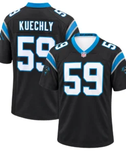 Carolina Panthers Luke Kuechly Black Team Jersey – Exclusive Football Legend Style