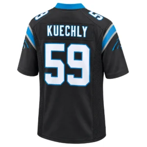 Carolina Panthers Luke Kuechly Black Team Jersey – Exclusive Football Legend Style