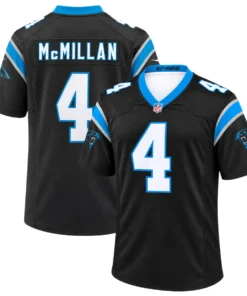 Carolina Panthers Tetairoa McMillan Black Jersey – Elite Team Game Day Style