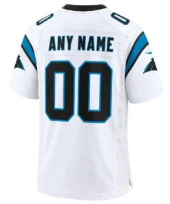 Carolina Panthers White Custom Jersey – Bold Football Fan Look