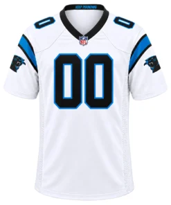 Carolina Panthers White Custom Jersey – Bold Football Fan Look