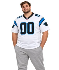 Carolina Panthers White Custom Jersey – Bold Football Fan Look