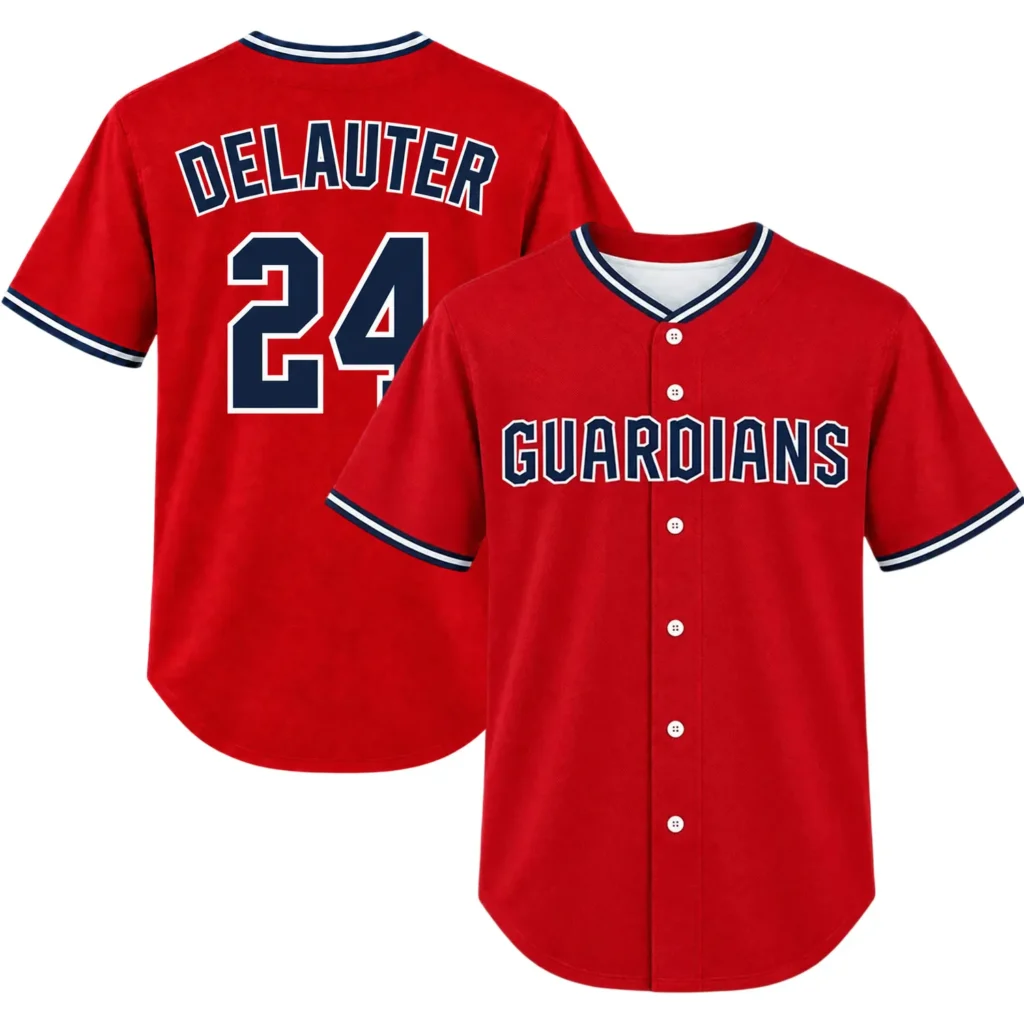 Chase DeLauter Guardians Alternate Jersey Bold Fan Gear