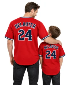 Chase DeLauter Guardians Alternate Jersey Bold Fan Gear
