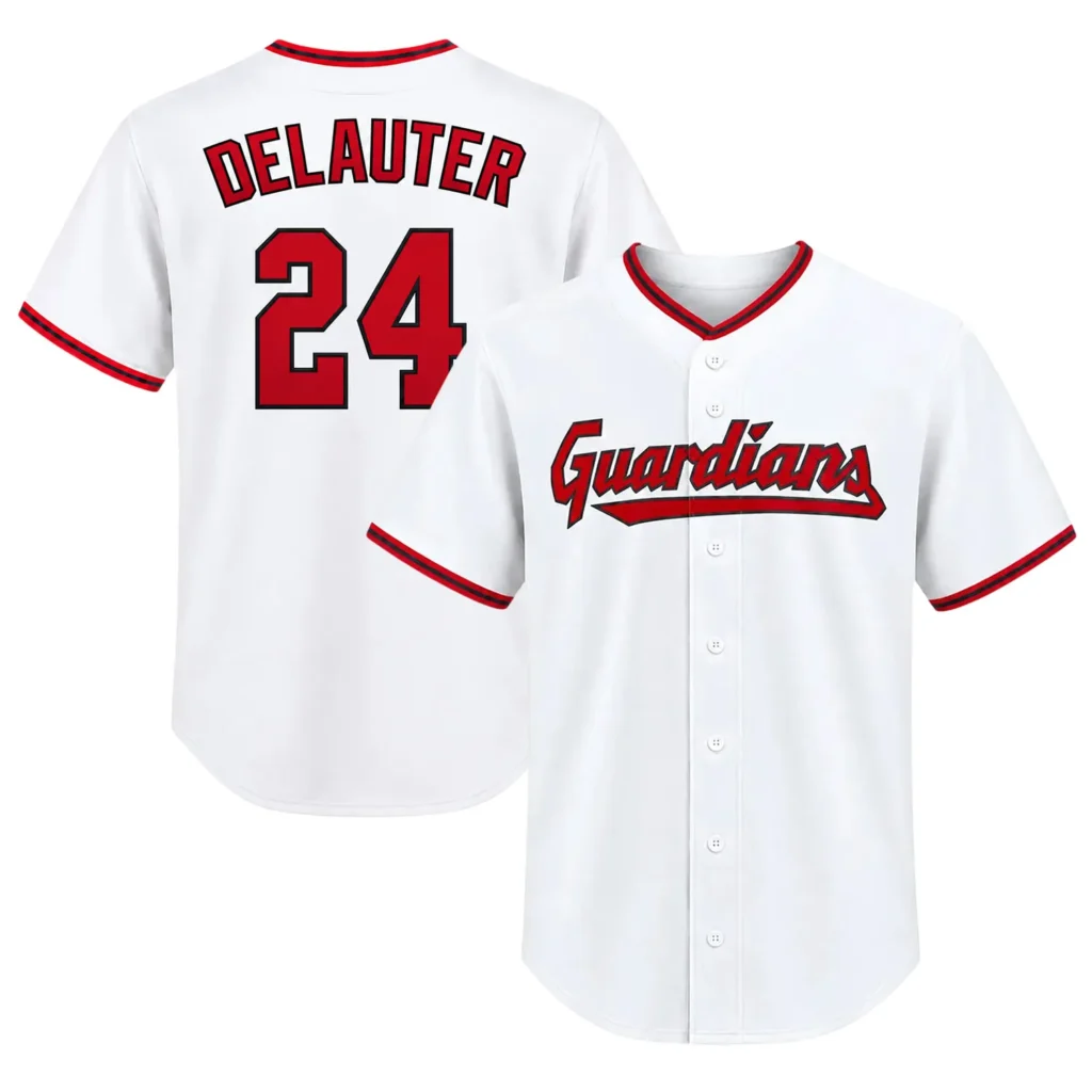 Chase DeLauter Guardians Home Jersey Outstanding